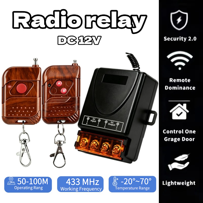 Rf 433Mhz Module - Sakelar Kontrol Jarak Jauh Nirkabel Universal