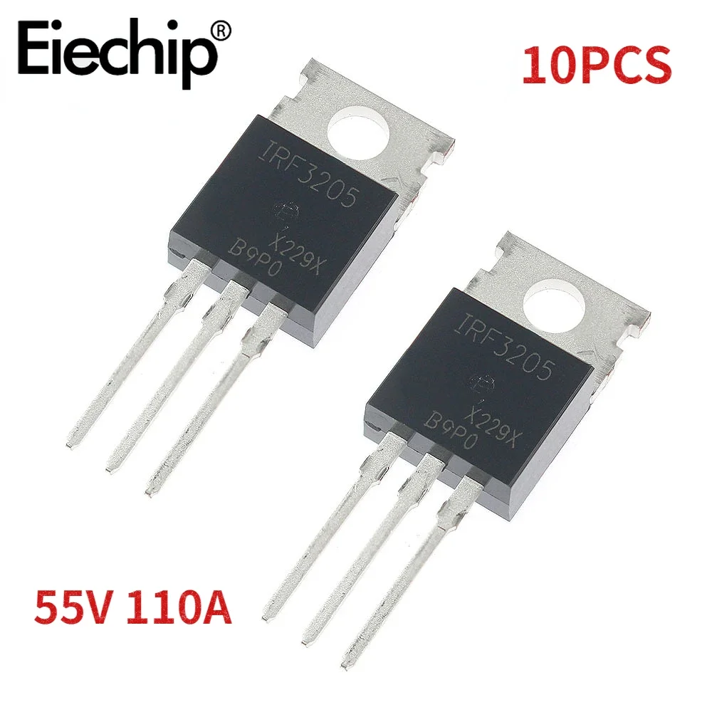 Mosfet Transistor Set - 10 Buah IRF3205 Transistor IRF3205PBF 3205