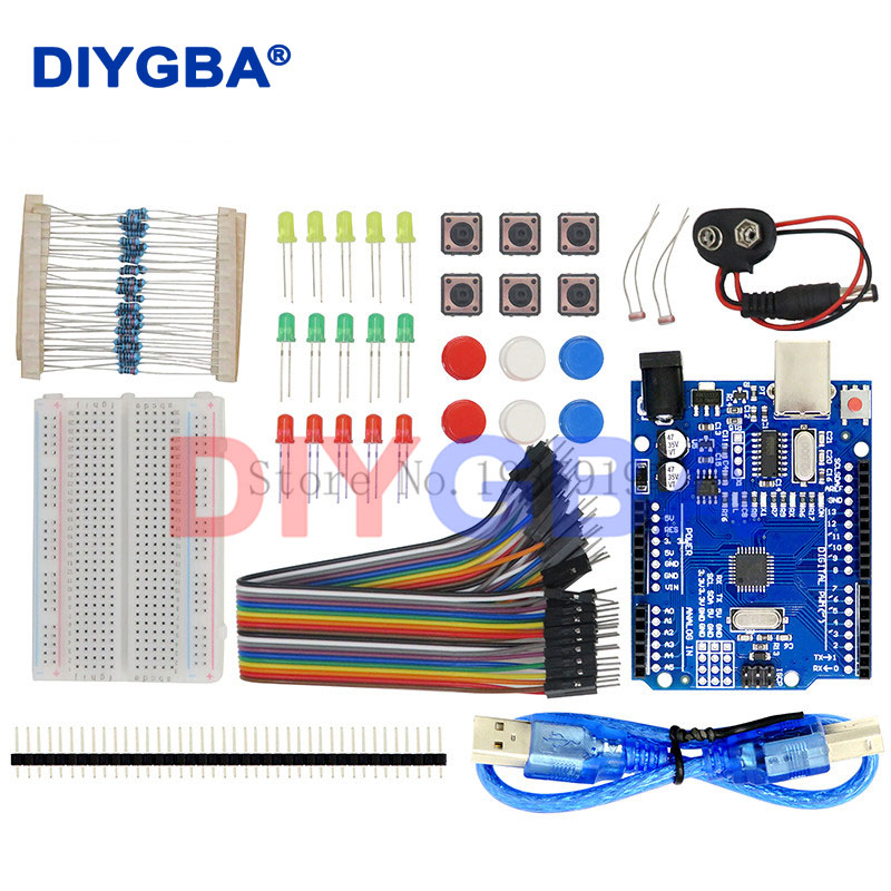 Arduino Uno Starter Kit - Kit Starter 13 in 1 baru,