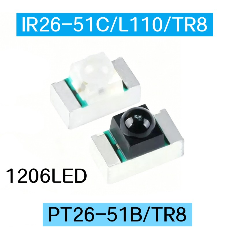 Ir Infrared Receiver - 50 Buah PT26-51B/TR8 IR26-51C/L110/TR8 IR19-21C PT17
