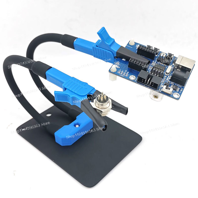 Diy Electronics Holder - Lengan Ular Fleksibel dengan Klip Buaya,