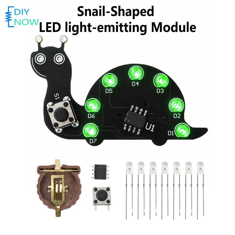 Diy Electronics Projects For Beginners - Papan Latihan Pengelasan Lampu LED Bentuk