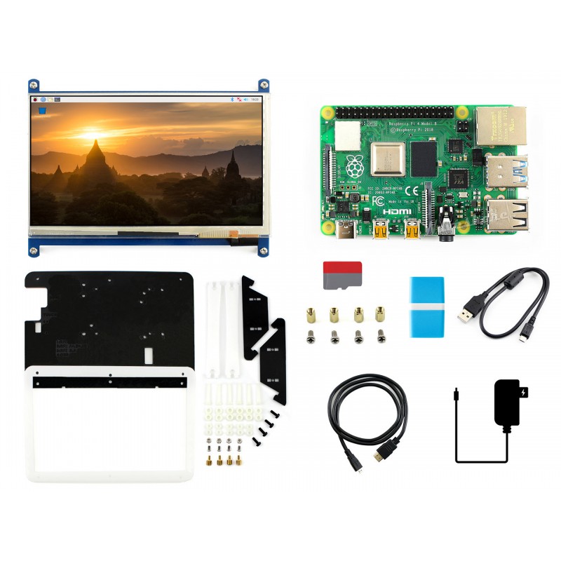 Diy Electronics Case - Kit Layar Raspberry Pi 4 Model