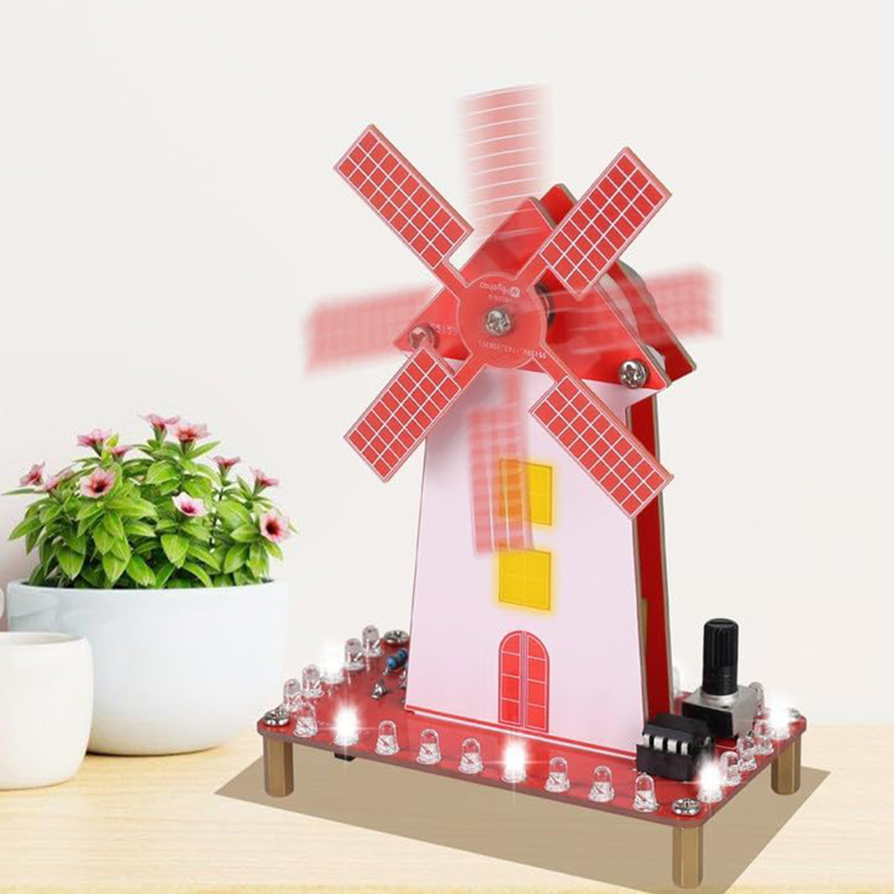 Diy Electronics Projects For Beginners - Proyek Latihan Penyolderan Kit Kincir Angin