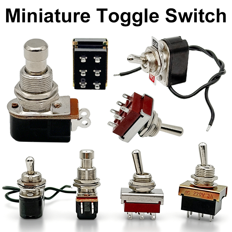 Diy Electric Guitar Electronics - Saklar Toggle SPST 12mm dengan Kontak