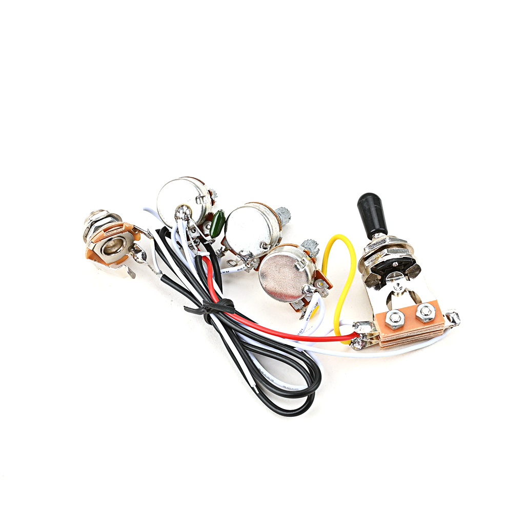 Diy Electric Guitar Electronics - Harness Prewired Gitar Elektrik 2V1T dengan
