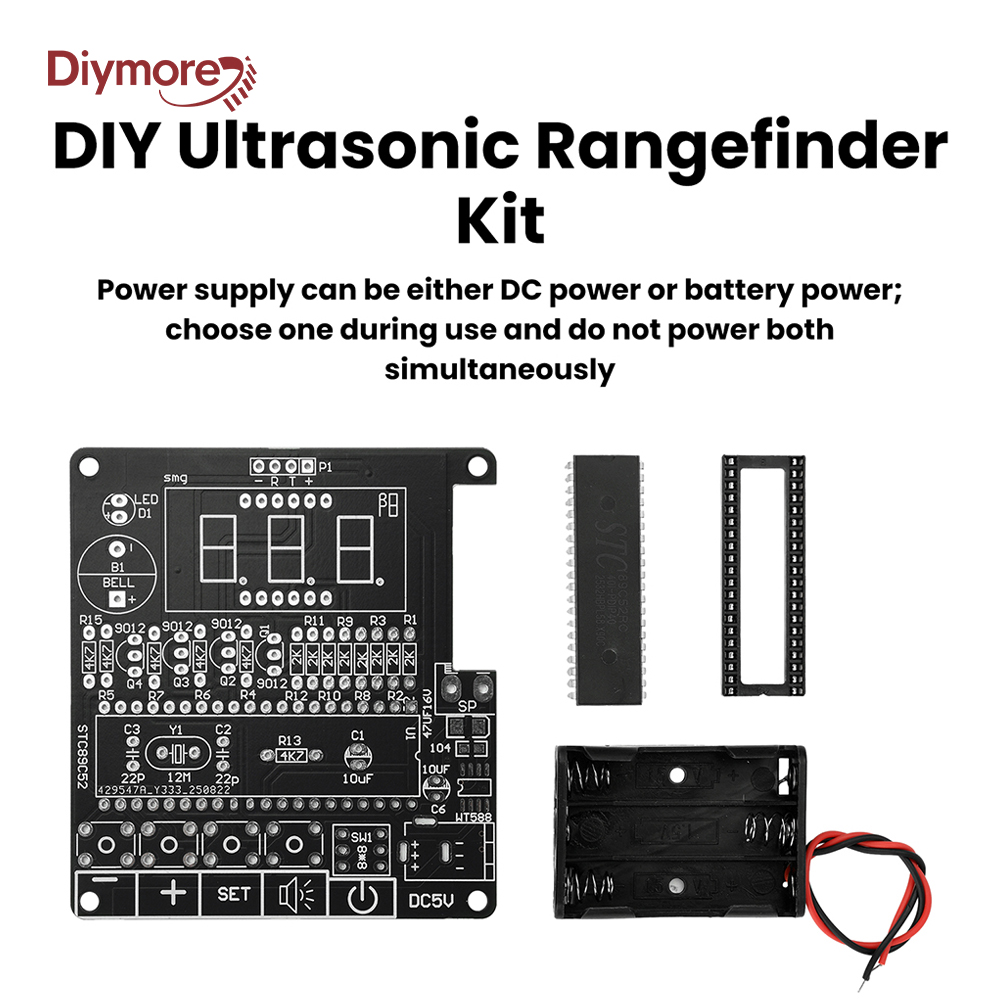 Ultrasonic Sensor Hc - HC-SR04 DC 4.5-5.5V Kit Latihan Penyolderan