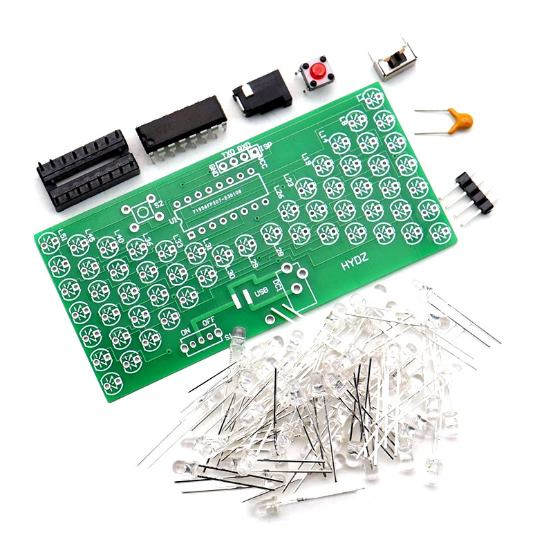 Diy Electronics Projects For Beginners - Kit Pembelajaran Jam Pasir LED -