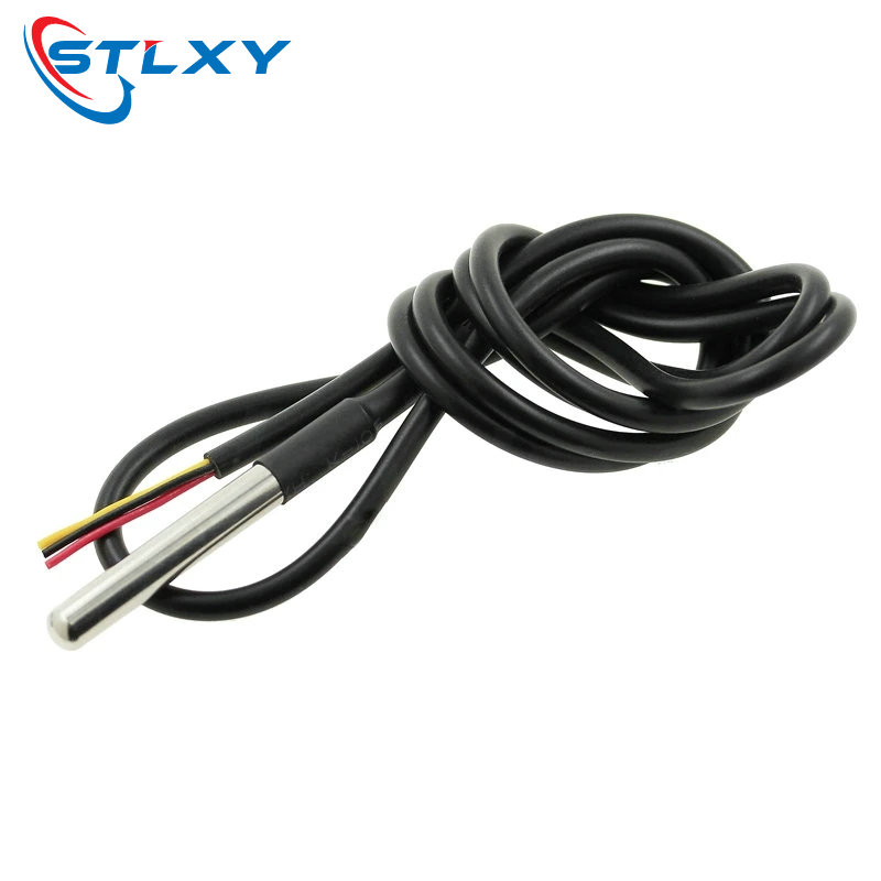 Ds18B20 Temperature Sensor - 5PcsDS1820 Paket baja tahan karat Tahan