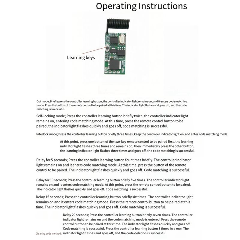 B04B-Untuk Pengontrol Sakelar  - Rf 433Mhz Module ulasan dan harga