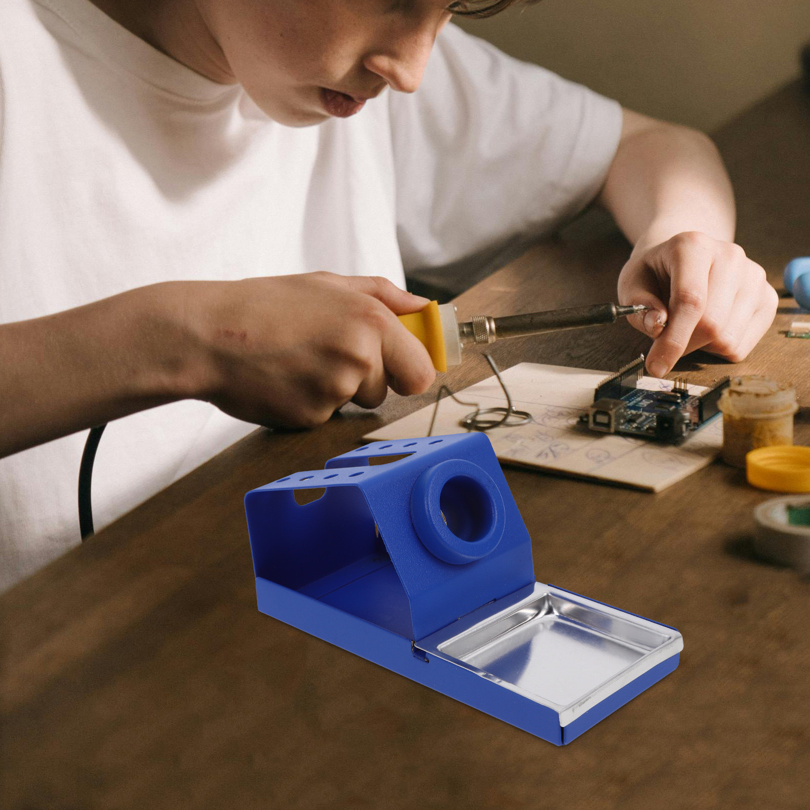 Penyangga Besi Solder Serba Lo - Diy Electronics Workstation ulasan dan harga