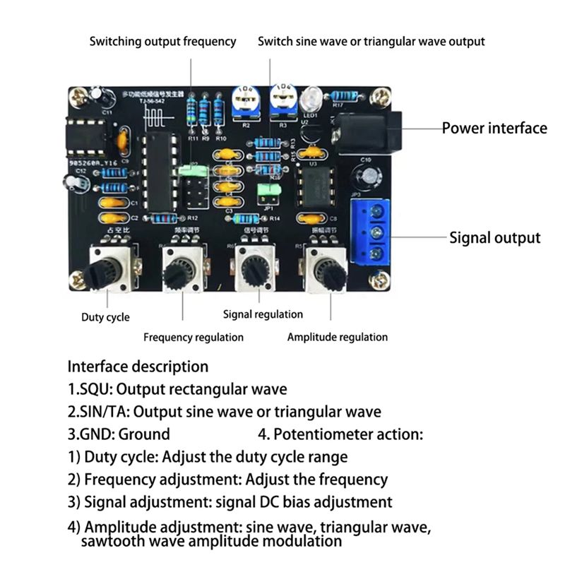 A76I-ICL8038 Modul Generator S - Diy Elektronik ulasan dan harga