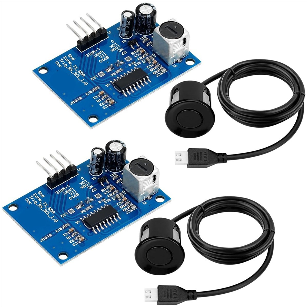 DT38 2 Buah Sensor Jarak Ultra - Ultrasonic Sensor Hc ulasan dan harga