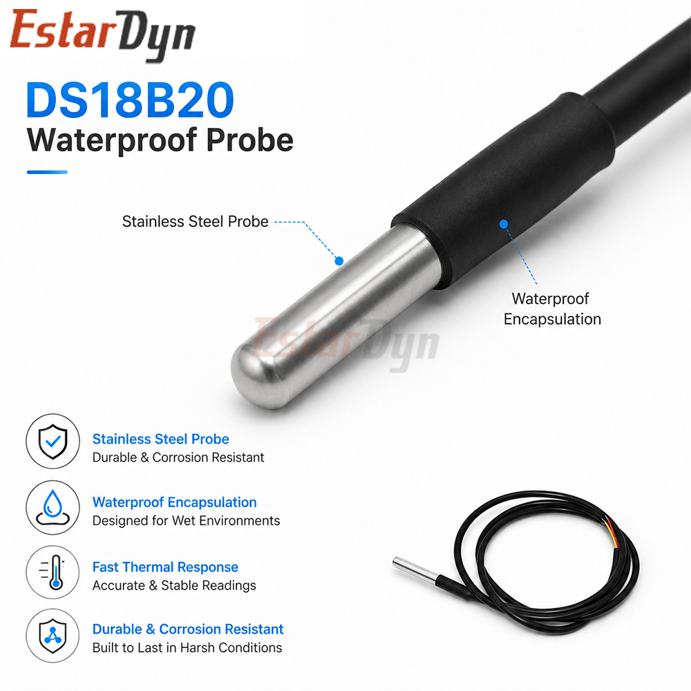 Sensor Suhu Digital Tahan Air  - Ds18B20 Temperature Sensor ulasan dan harga
