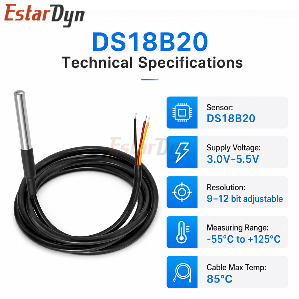 Sensor Suhu Digital Tahan Air  - Ds18B20 Temperature Sensor ulasan dan harga