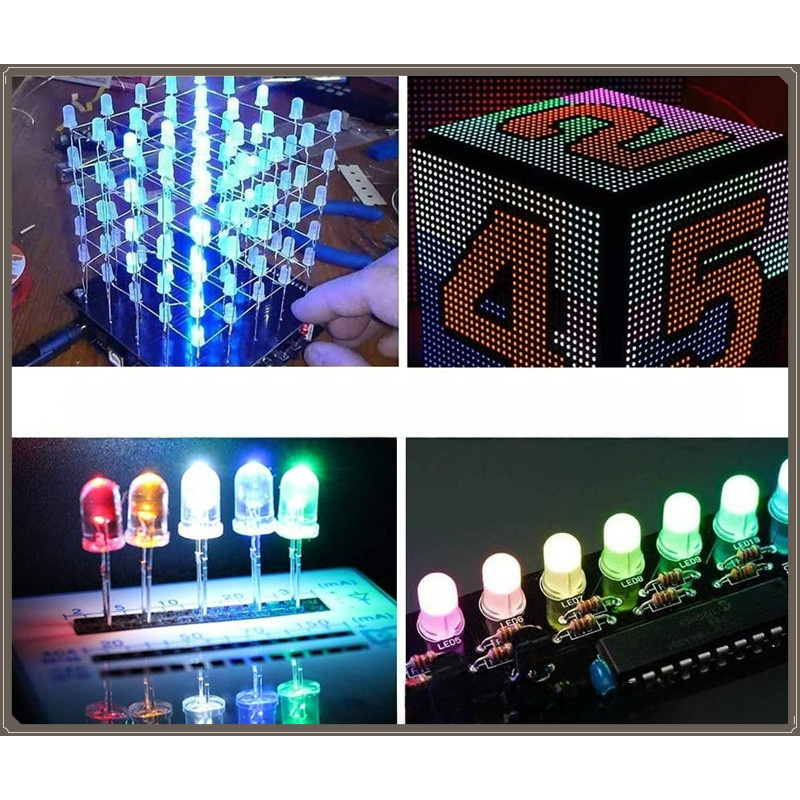 400 buah dioda LED pin ganda 3 - R/Diy Electronics ulasan dan harga
