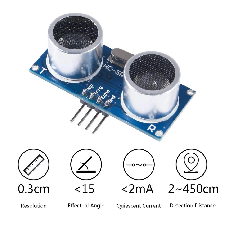 5 modul ultrasonik, sensor jar - Ultrasonic Sensor Hc ulasan dan harga