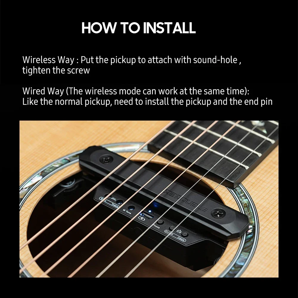DOUBLE X2 Pickup Gitar Nirkabe - Diy Electric Guitar Electronics ulasan dan harga