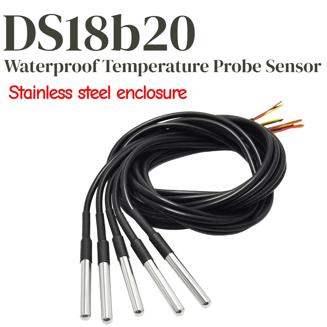 1/5pcs DS18b20 Sensor Suhu Pro - Ds18B20 Temperature Sensor ulasan dan harga