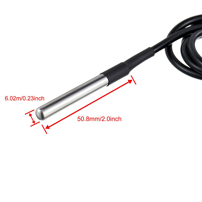 DS18B20 paket baja tahan karat - Ds18B20 Temperature Sensor ulasan dan harga