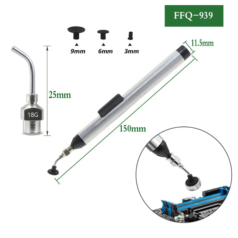 Kit Pena Hisap Vakum Manual 3  - Ic Chip Puller ulasan dan harga