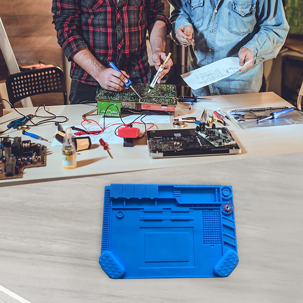 Alas Kerja Silikon A-500, Alas - Diy Electronics Workstation ulasan dan harga