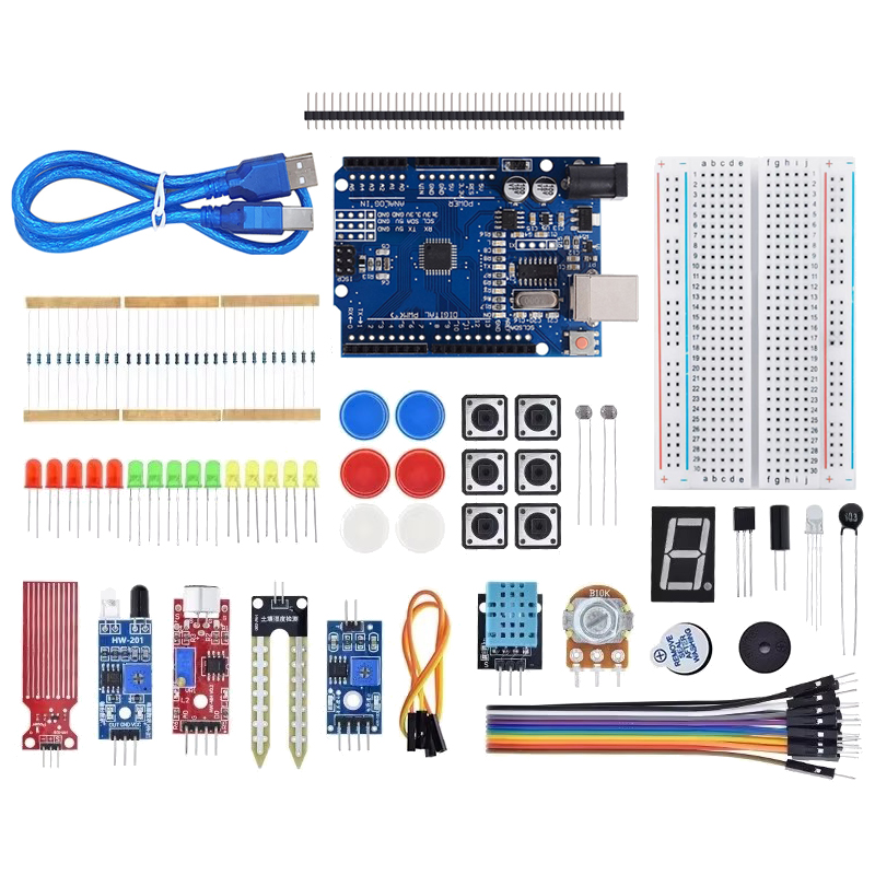 Kit Pemula Dasar untuk Kit DIY - Arduino Uno Starter Kit ulasan dan harga