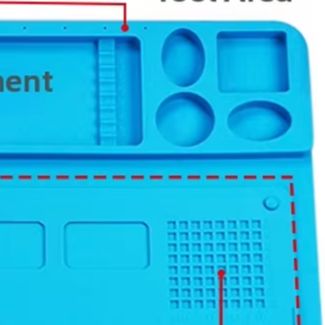 Alas Solder Silikon Tahan Pana - Diy Electronics Workstation ulasan dan harga