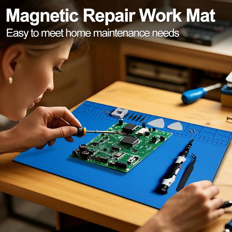 Alas Solder Silikon Anti Stati - Diy Electronics Workstation ulasan dan harga